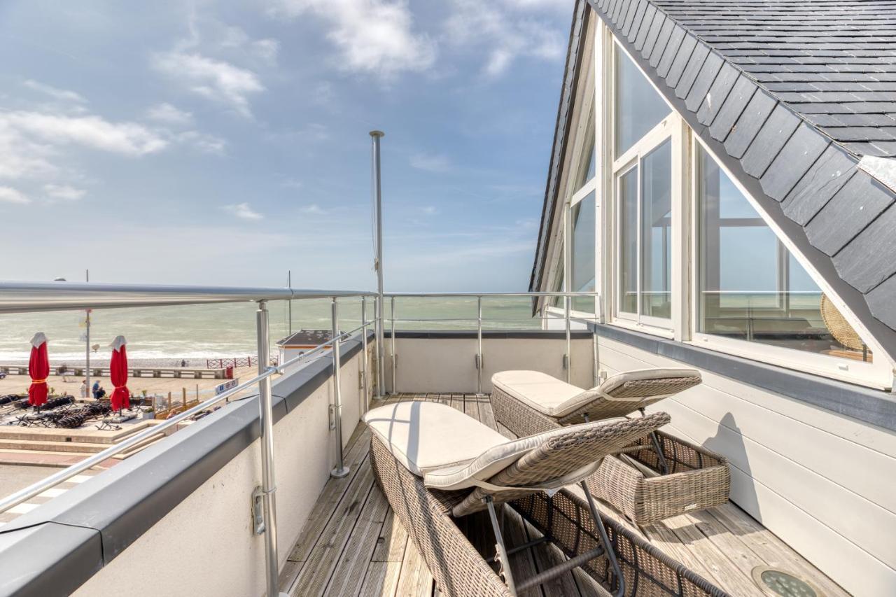 Le poséidon, gîte EXCEPTIONNEL face à la mer avec spa, terrasse, 4 chambres UN VRAI COUP DE COEUR Fécamp Extérieur photo